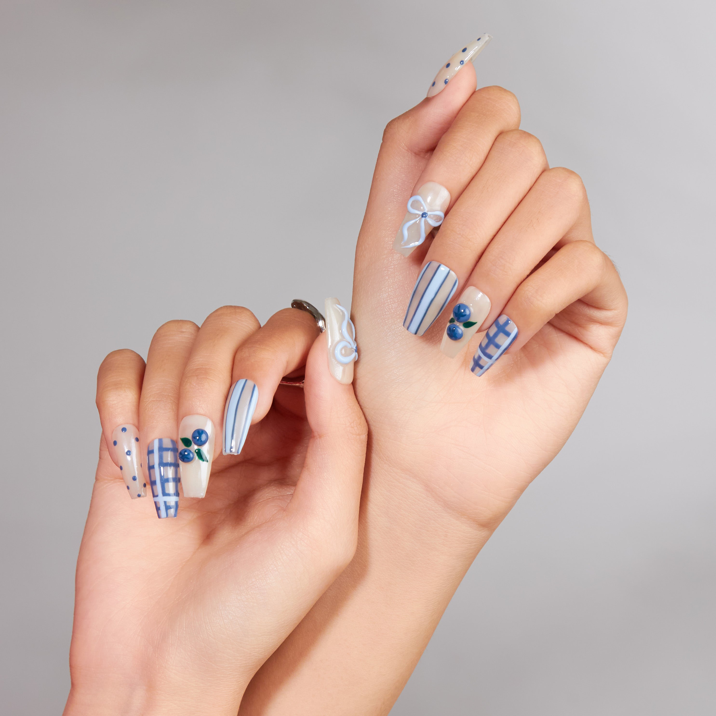 Blueberry Gingham