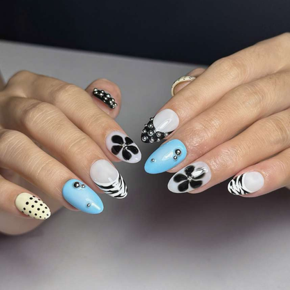 Cool Girl Chaos Y2K Press On Nails