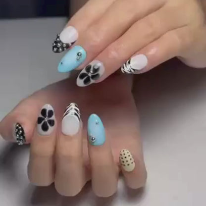 Cool Girl Chaos Y2K Press On Nails