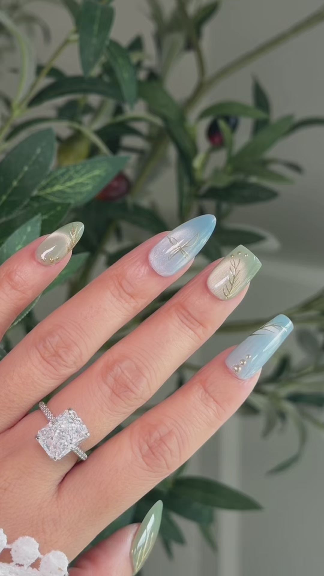 Palm Sunday Nails